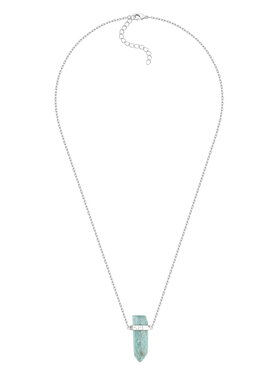 Alicja&Maria Jewellery Alicja&Maria Jewellery Naszyjnik Magic Aquamarine Srebrny