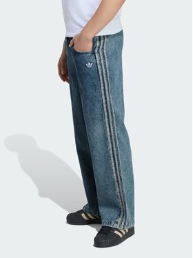 adidas adidas Jeansy 168913 Niebieski jasny Loose Fit