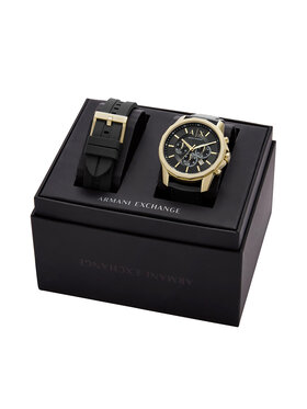 Armani Exchange Ročna Ura Horloge AX7133SET Črna