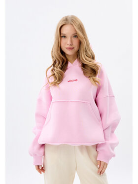 Mirons Mirons Bluza soft Różowy Oversize