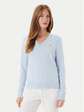 Tommy Hilfiger Tommy Hilfiger Sweater WW0WW40098 Kék Regular Fit