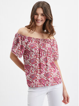 Orsay Orsay Bluzka 651136317000__36 Różowy Regular Fit
