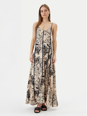 Maaji Maaji Rochie de vară Sepia Fiori Lily PT1930CLD001 Bej Relaxed Fit