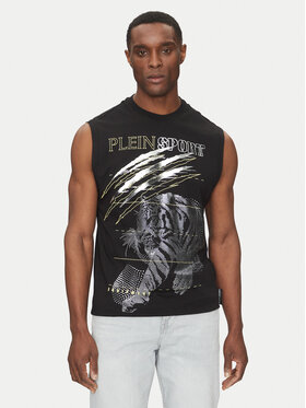Plein Sport Plein Sport Tank top SAEC MTK8007 STE001N Černá Regular Fit
