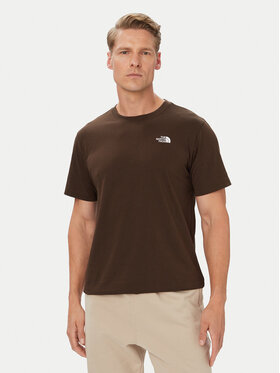 The North Face The North Face T-shirt Evolution Simple Dome NF0A8CZ2 Marrone scuro Regular Fit
