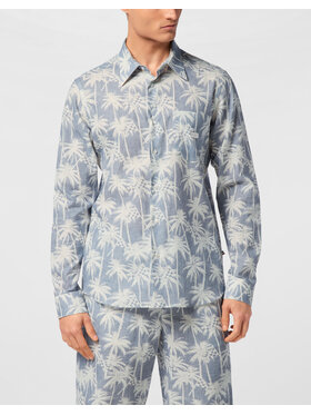 PHILIPP PLEIN PHILIPP PLEIN Camicia 24711 Azzurro chiaro Fitted Fit