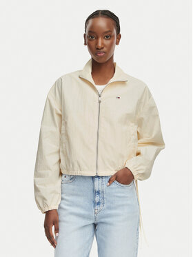 Tommy Jeans Tommy Jeans Kevad-sügis jope DW0DW22325 Valge Regular Fit