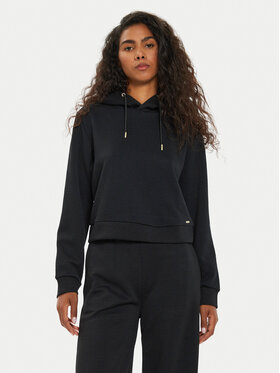 Guess Guess Μπλούζα V4BQ02 KCHR2 Μαύρο Regular Fit