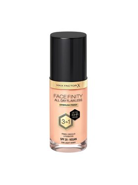 Max Factor Max Factor Max Factor Facefinity All Day Flawless 3w1 kryjący podkład w płynie C40 Light Ivory 30ml Podkład czarny