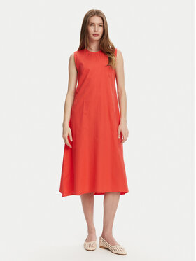Selmark Selmark Φόρεμα καλοκαιρινό BL495 Κοραλλί Regular Fit
