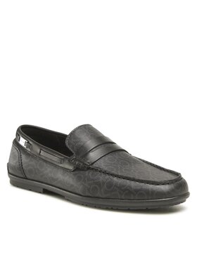 Calvin Klein Calvin Klein Мокасини Logo Hw Driver Mono HM0HM00843 Черен