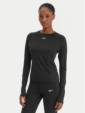 Reebok Reebok Športna majica RK25604CCW Črna Slim Fit