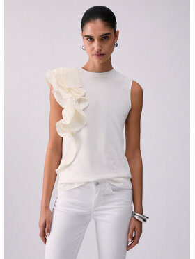 Liu Jo Liu Jo Top CA6385J630811111 Bianco Regular Fit