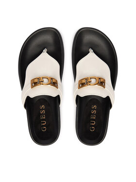 Guess Guess Σαγιονάρες FLJFRR LEA03 Λευκό