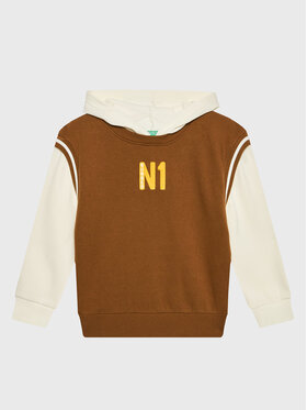United Colors Of Benetton United Colors Of Benetton Суитшърт 30UNC201L Кафяв Regular Fit