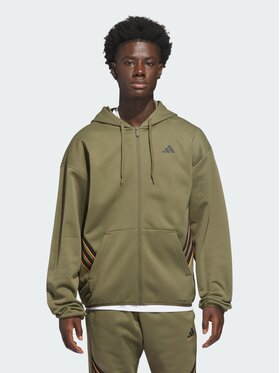 adidas adidas Bluza techniczna 158925 Zielony Loose Fit