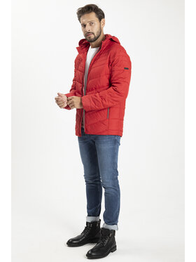 Cross Jeans Cross Jeans Kurtka przejściowa 40245-007 Czerwony Regular Fit