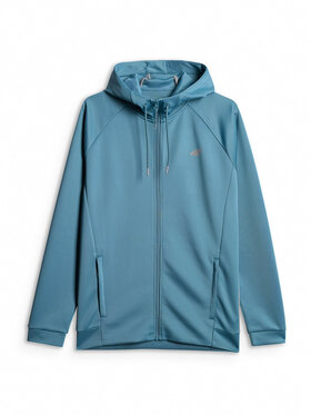 4F 4F Μπλούζα τεχνική 4FRSS26TFSWM0958-32S Σκούρο μπλε Regular Fit
