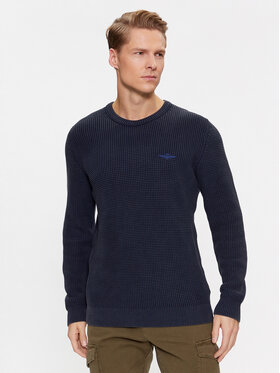 Aeronautica Militare Aeronautica Militare Džemper 232MA1482L512 Tamnoplava Regular Fit