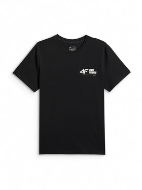 4F 4F T-Shirt COMMERCIAL 12 Μαύρο Regular Fit