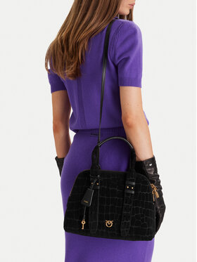 PINKO PINKO Τσάντα Bowling Bag Medium AI 25-26 PLTT 105906 A2YW Μαύρο