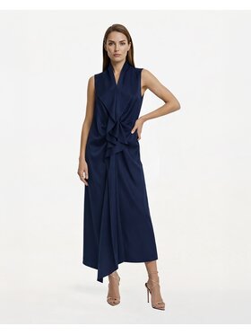 Castellani Castellani Sukienka codzienna Sorella Granatowy Regular Fit