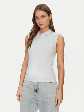 Guess Guess Poloshirt W5GP24 KCYR1 Blau Regular Fit