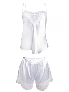 DKaren Lingerie DKaren Lingerie Komplet bielizny Cynthia Biały Classic Fit