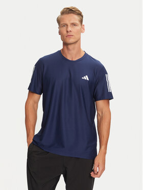 adidas adidas Технічна футболка Own the Run IN1502 Cиній Regular Fit