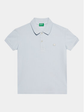 United Colors Of Benetton United Colors Of Benetton Polokošile 3089C300Q Světle modrá Regular Fit