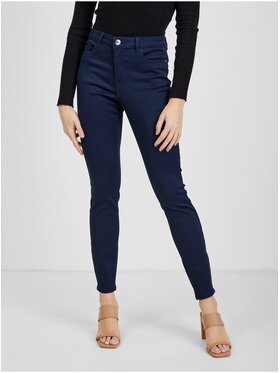 Orsay Orsay Spodnie damskie 319256-526000__36 Granatowy Skinny Fit