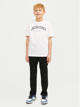 Jack&Jones Junior Jeans Hlače Glenn 12260575 Črna Slim Fit