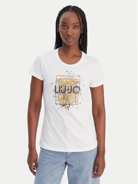 Liu Jo Liu Jo T-Shirt WA6493 JS923 Bílá Regular Fit