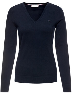 Tommy Hilfiger Tommy Hilfiger Pullover Heritage WW0WW25294 Dunkelblau Regular Fit