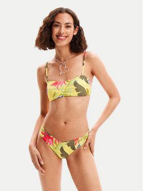 Desigual Desigual Dół od bikini Palms 24SWMK09 Żółty