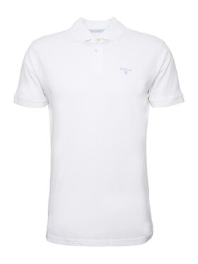 Barbour Barbour T-Shirt 251mmml1367-wh11 Biały Regular Fit