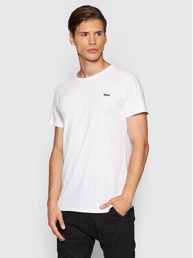 Tigha Tigha T-Shirt Hein 104889 Biały Regular Fit