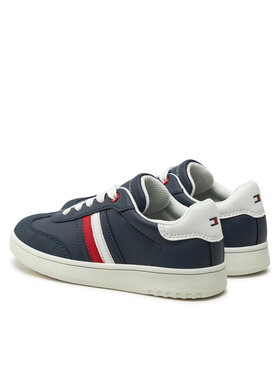 Tommy Hilfiger Tenisice Stripe Low Cut Lace-Up Sneaker T3X9-33851-1269 M Tamnoplava