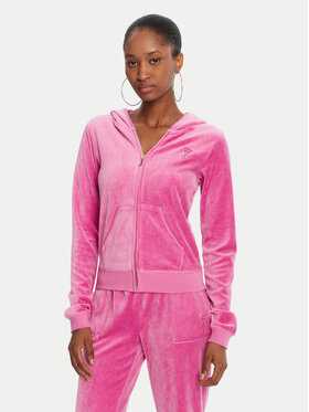 Juicy Couture Juicy Couture Суитшърт Robyn JCSEBJ007G Розов Slim Fit