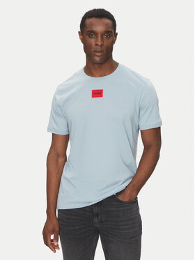 HUGO HUGO Tricou Diragolino212 50447978 Albastru Regular Fit