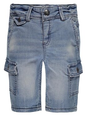 Kanz Kanz Szorty materiałowe 1713575-0013 Niebieski Basic Fit