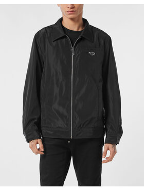 PHILIPP PLEIN PHILIPP PLEIN Vatovaná bunda 25599 Černá Regular Fit