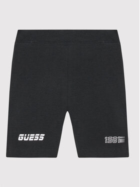 Guess Guess Kratke hlače J1BD07 KASI1 Crna Regular Fit