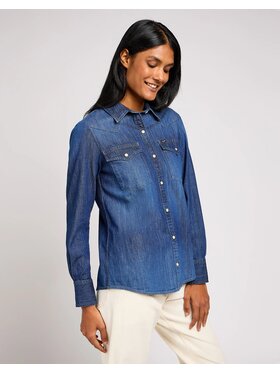 Lee Lee Koszula REGULAR WESTERN SHIRT Niebieski Regular Fit