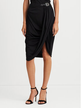 Lauren Ralph Lauren Lauren Ralph Lauren Midi sukně 200925754001 Černá Regular Fit