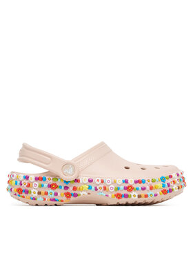 Crocs Crocs Шльопанці Classic Beaded Band 211614 Бежевий