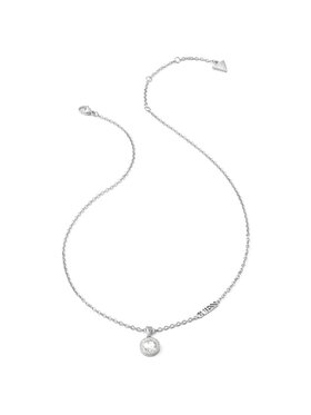 Guess Guess Naszyjnik JUBN02245JW-RH Srebrny