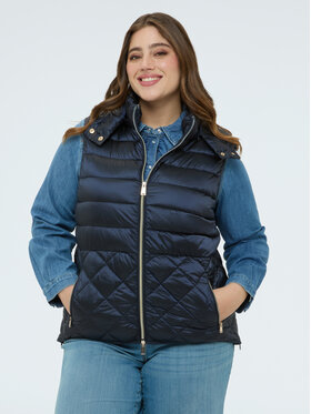 Fiorella Rubino Fiorella Rubino Bezrękawnik F027L000062N034 Niebieski Regular Fit