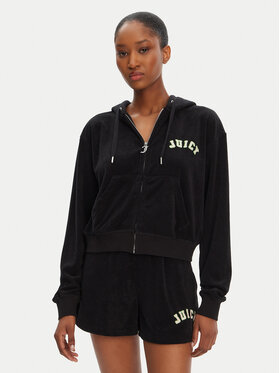 Juicy Couture Juicy Couture Mikina Nala JCWAS125321 Čierna Oversize