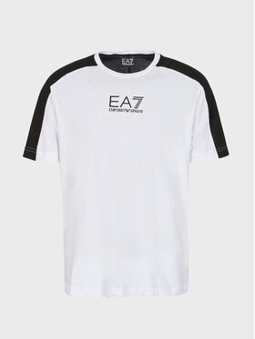 EA7 Emporio Armani EA7 Emporio Armani T-Shirt 6RPT15 PJ02Z 1100 Biały Regular Fit
